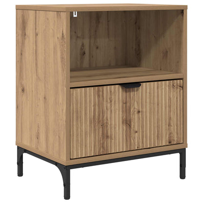 vidaXL Bedside Cabinet Artisan oak 49 x 36 x 61 cm Engineered wood 2