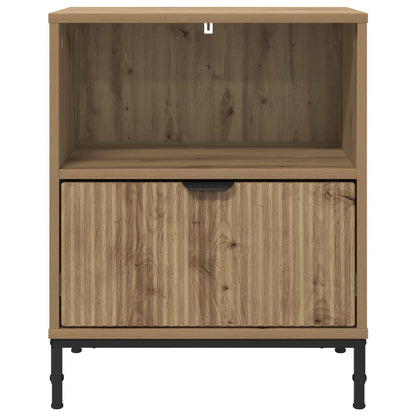 vidaXL Bedside Cabinet Artisan oak 49 x 36 x 61 cm Engineered wood 6