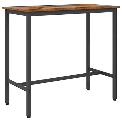 vidaXL Table Old Wood 100 x 50 x 90.5 cm Engineered Wood and Steel 2