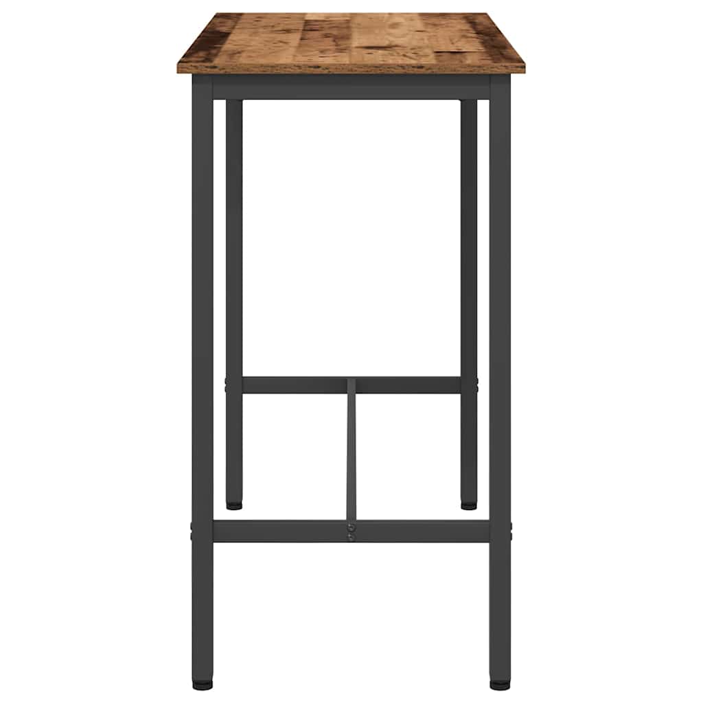 vidaXL Table Old Wood 100 x 50 x 90.5 cm Engineered Wood and Steel 6