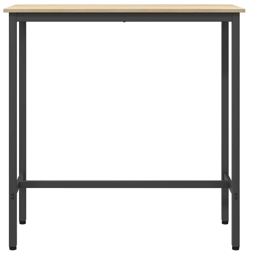 vidaXL Table Sonoma Oak 100 x 40 x 100.5 cm Engineered Wood and Steel 5
