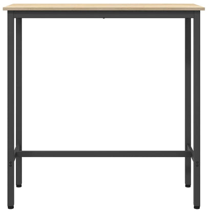 vidaXL Table Sonoma Oak 100 x 40 x 100.5 cm Engineered Wood and Steel 5