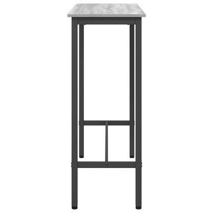 vidaXL Table Grey Sonoma 100 x 40 x 100.5 cm Engineered Wood and Steel 6