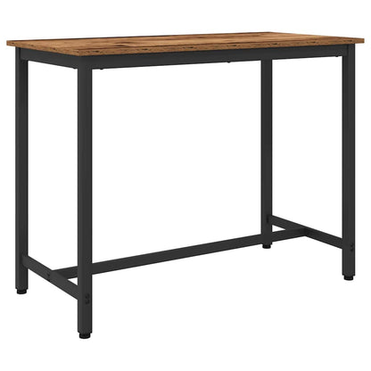 vidaXL Table Old Wood 100 x 50 x 76.5 cm Engineered Wood and Steel 1