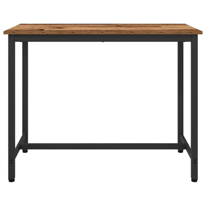 vidaXL Table Old Wood 100 x 50 x 76.5 cm Engineered Wood and Steel 3