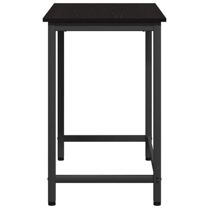 vidaXL Table Black Oak 100 x 50 x 76.5 cm Engineered Wood and Steel 6