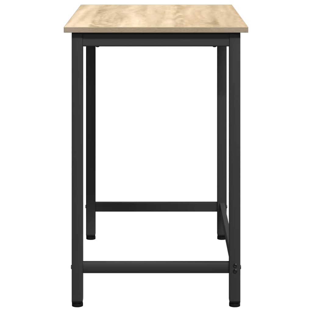 vidaXL Table Sonoma Oak 100 x 50 x 76.5 cm Engineered Wood and Steel 6