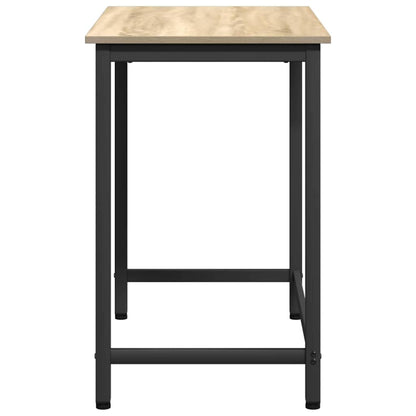 vidaXL Table Sonoma Oak 100 x 50 x 76.5 cm Engineered Wood and Steel 6