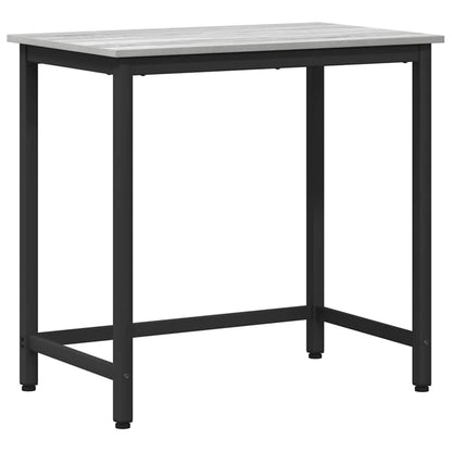 vidaXL Table Grey Sonoma 100 x 50 x 76.5 cm Engineered Wood and Steel 2