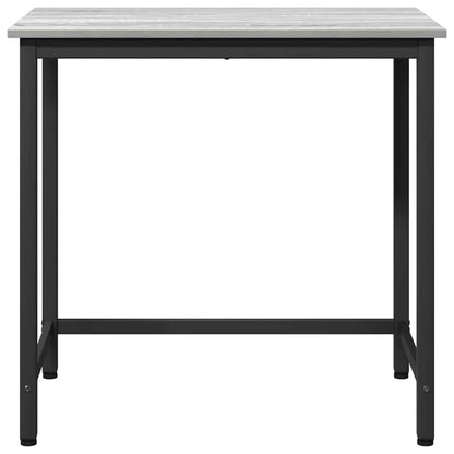 vidaXL Table Grey Sonoma 100 x 50 x 76.5 cm Engineered Wood and Steel 5