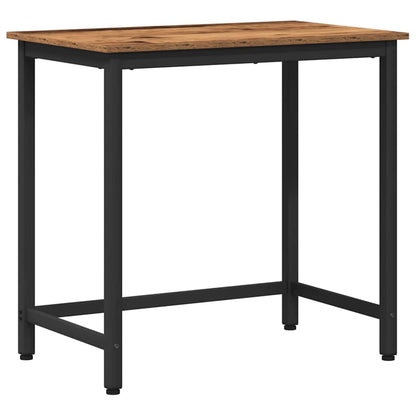 vidaXL Table Old Wood 100 x 50 x 76.5 cm Engineered Wood and Steel 2
