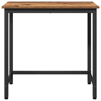 vidaXL Table Old Wood 100 x 50 x 76.5 cm Engineered Wood and Steel 5