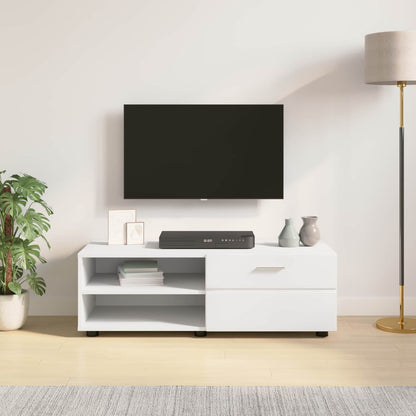 vidaXL Wooden Cabinet 100.5 x 39 x 30 cm White Engineered Wood 4