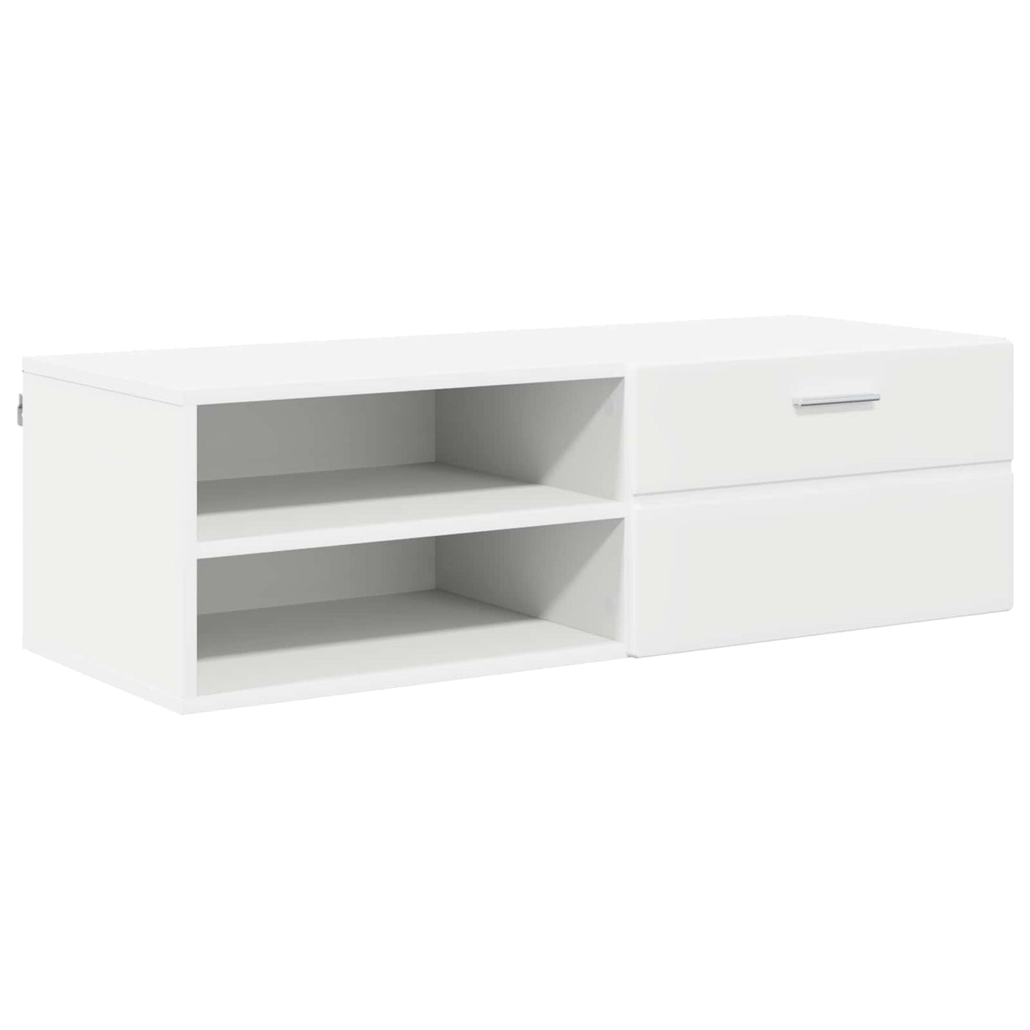 vidaXL Wooden Cabinet 100.5 x 39 x 30 cm White Engineered Wood 2