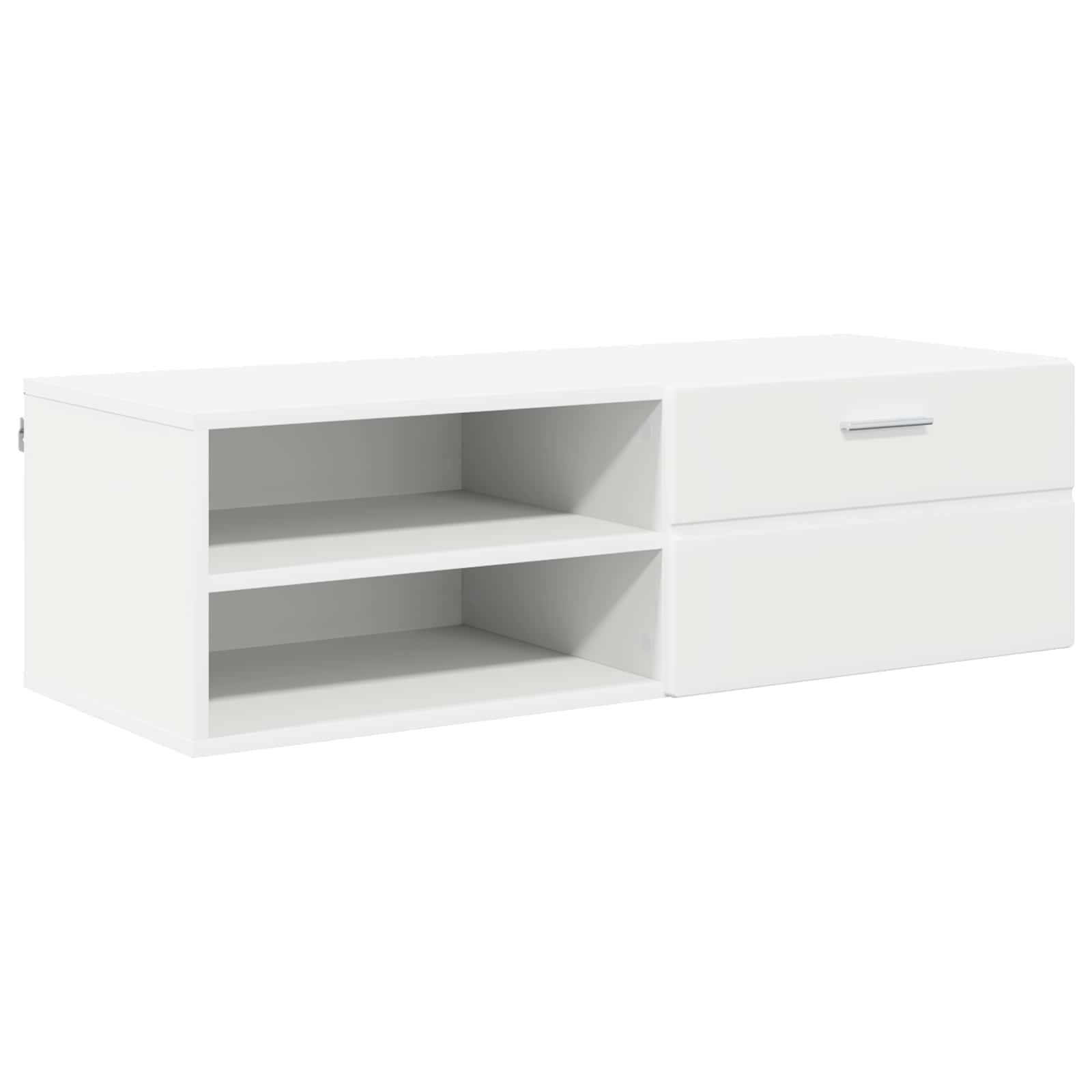 vidaXL Wooden Cabinet 100.5 x 39 x 30 cm White Engineered Wood 2