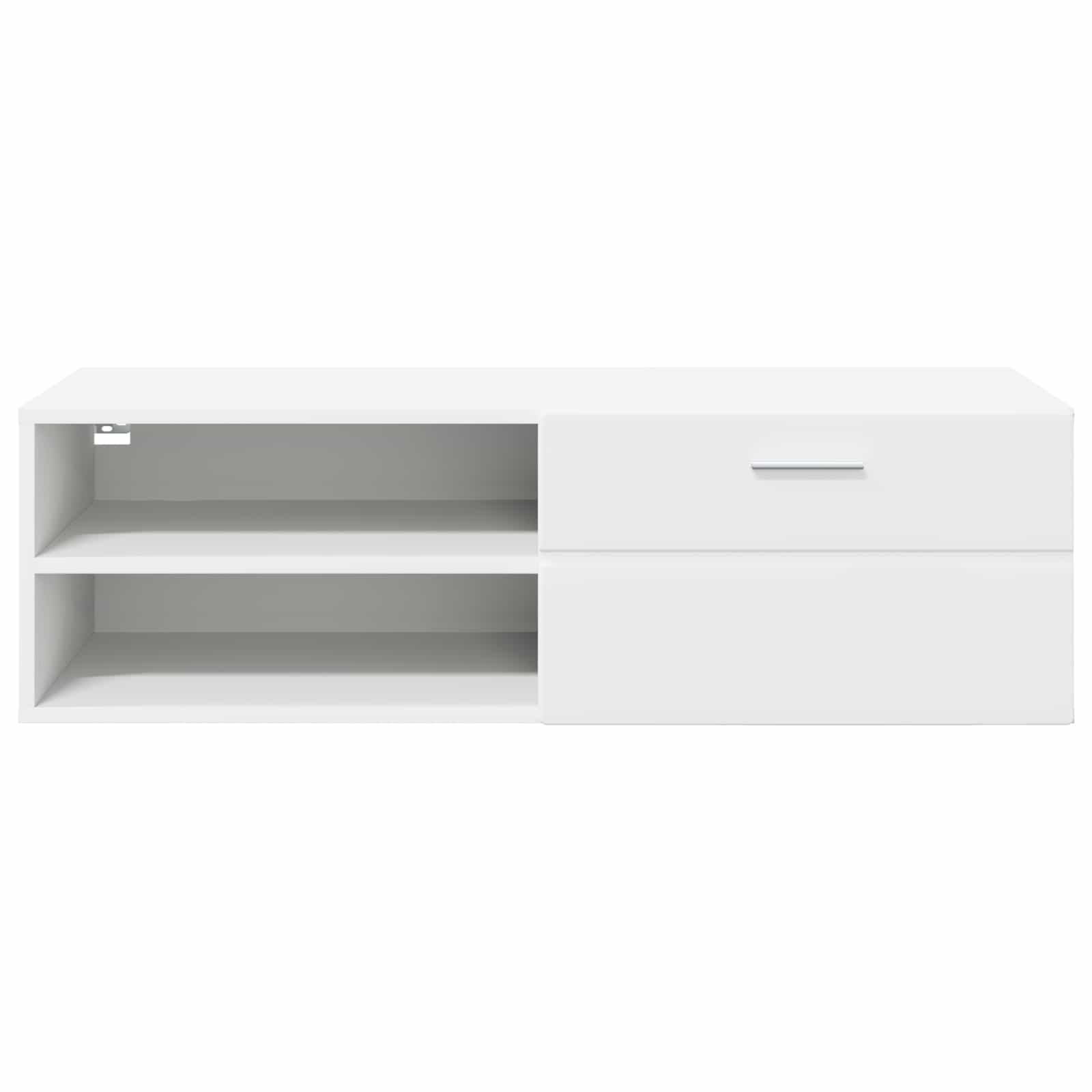vidaXL Wooden Cabinet 100.5 x 39 x 30 cm White Engineered Wood 6