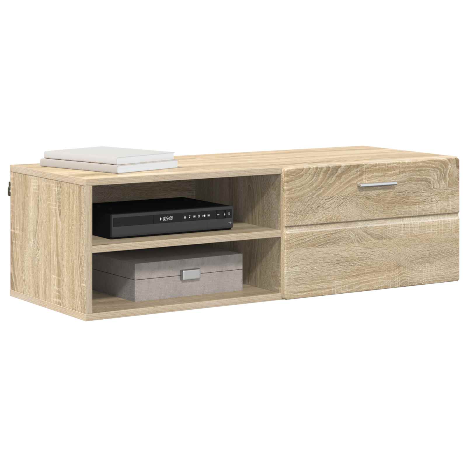 vidaXL Wooden Cabinet 100.5 x 39 x 30 cm Sonoma Oak Engineered Wood 3