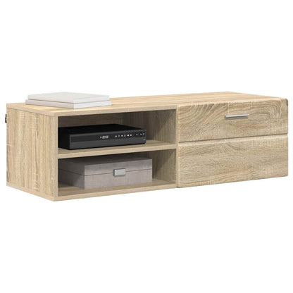 vidaXL Wooden Cabinet 100.5 x 39 x 30 cm Sonoma Oak Engineered Wood 3