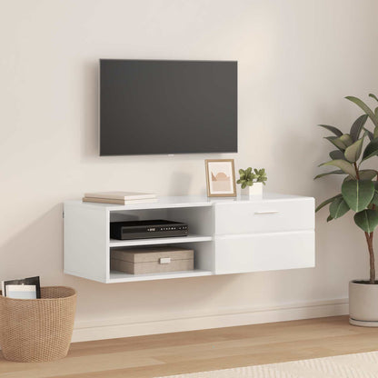 vidaXL Wooden Cabinet 100.5 x 39 x 30 cm Concrete Grey Engineered Wood 1