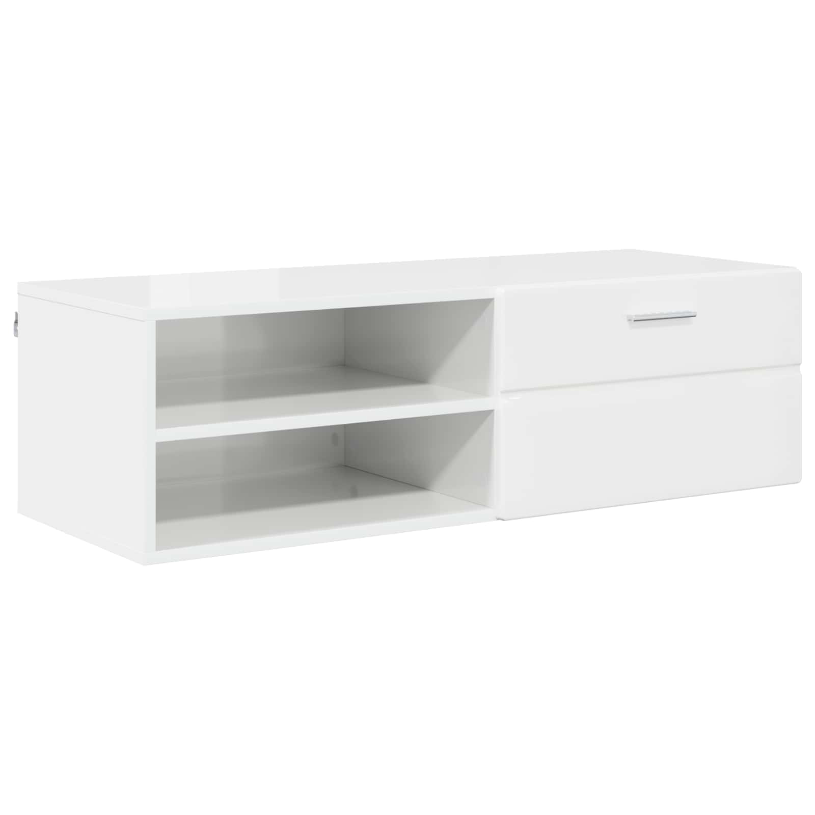 vidaXL Wooden Cabinet 100.5 x 39 x 30 cm Concrete Grey Engineered Wood 2