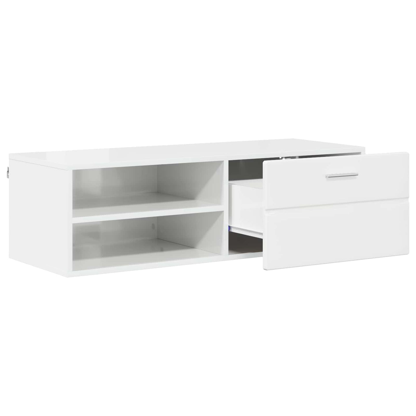 vidaXL Wooden Cabinet 100.5 x 39 x 30 cm Concrete Grey Engineered Wood 5
