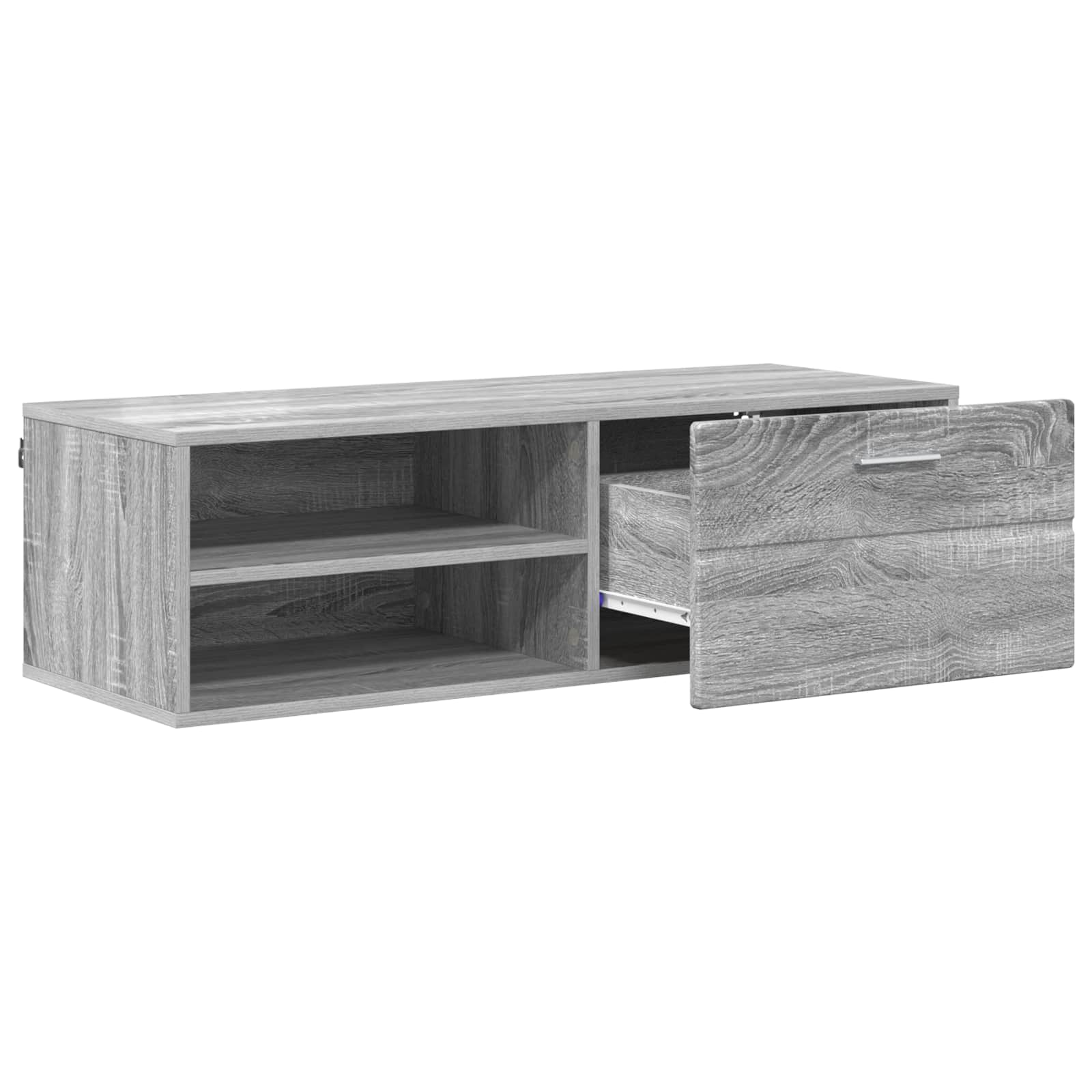 vidaXL Wooden Cabinet 100.5 x 39 x 30 cm Grey Sonoma Engineered Wood 5