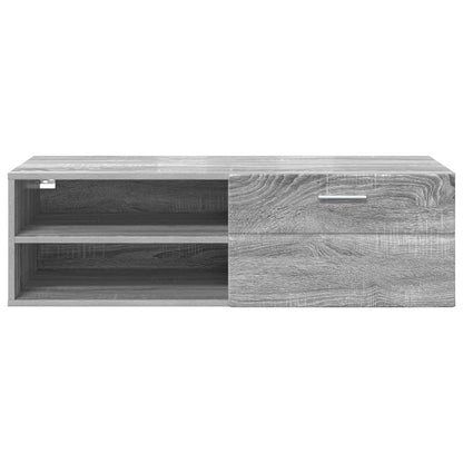 vidaXL Wooden Cabinet 100.5 x 39 x 30 cm Grey Sonoma Engineered Wood 6