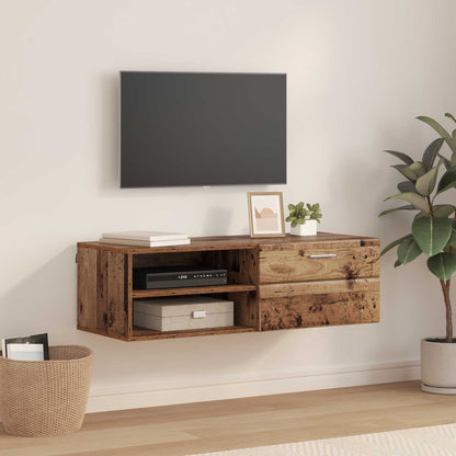 vidaXL Wooden Cabinet 100.5 x 39 x 30 cm Old Wood Engineered Wood 1