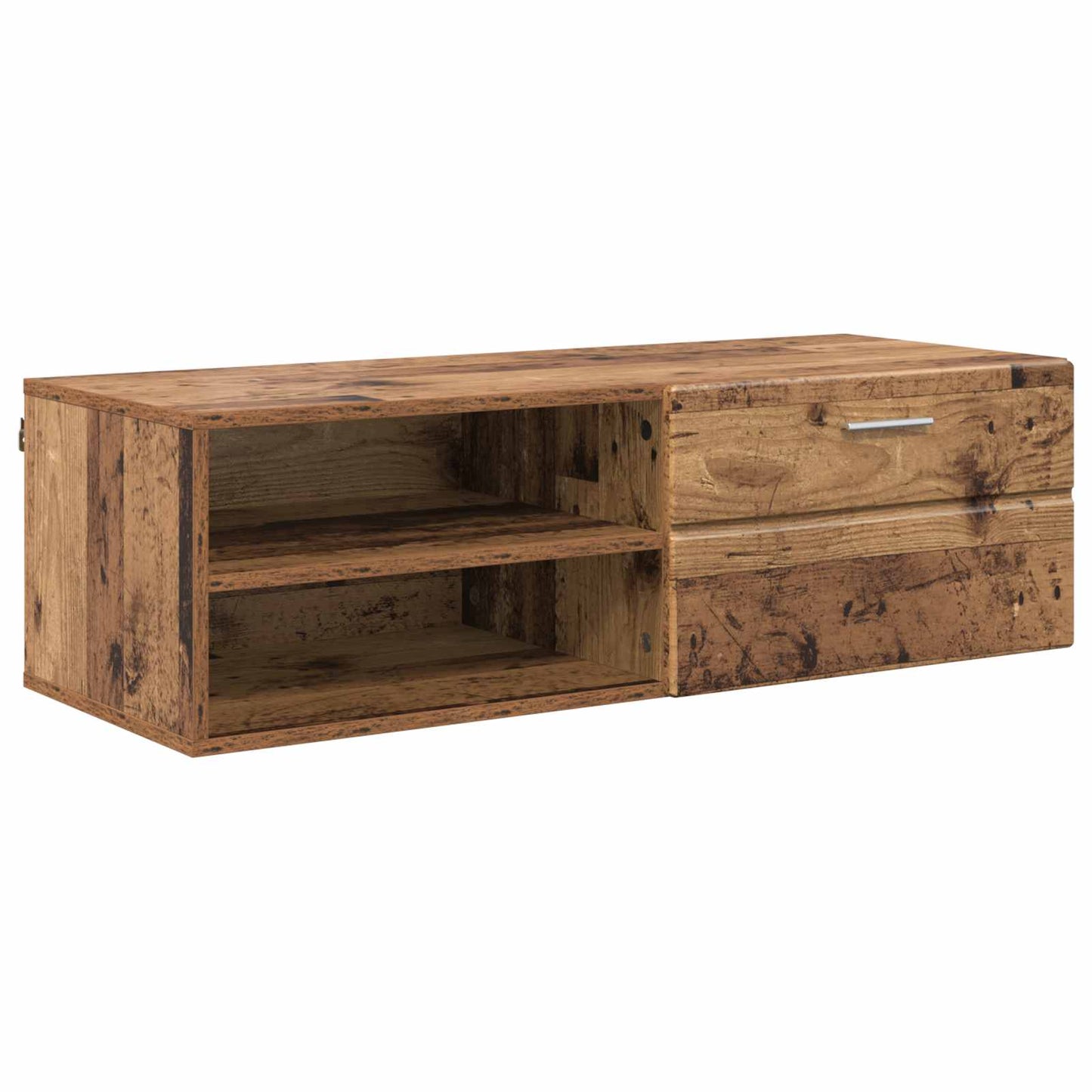 vidaXL Wooden Cabinet 100.5 x 39 x 30 cm Old Wood Engineered Wood 2
