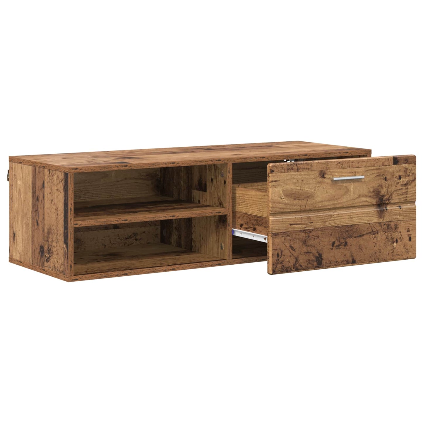 vidaXL Wooden Cabinet 100.5 x 39 x 30 cm Old Wood Engineered Wood 5