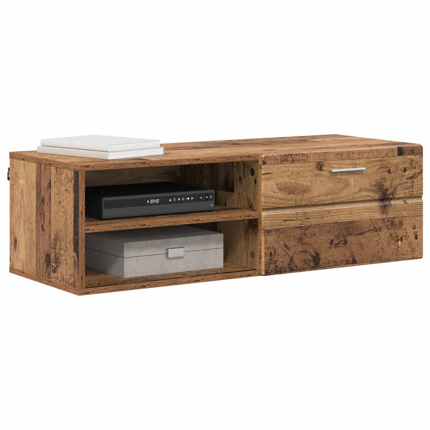 vidaXL Wooden Cabinet 100.5 x 39 x 30 cm Old Wood Engineered Wood 3