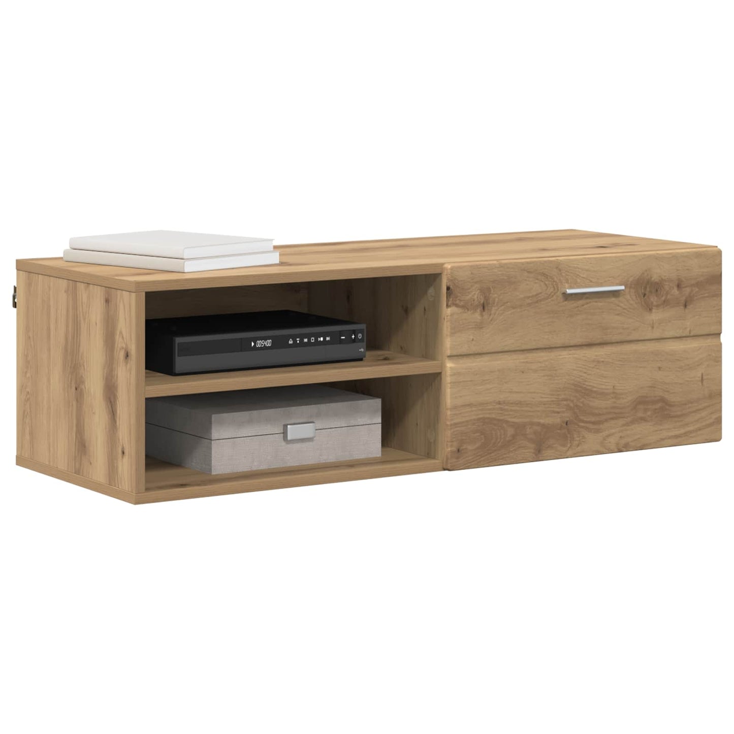 vidaXL Wooden Cabinet 100.5 x 39 x 30 cm Artisan Oak Engineered Wood 3