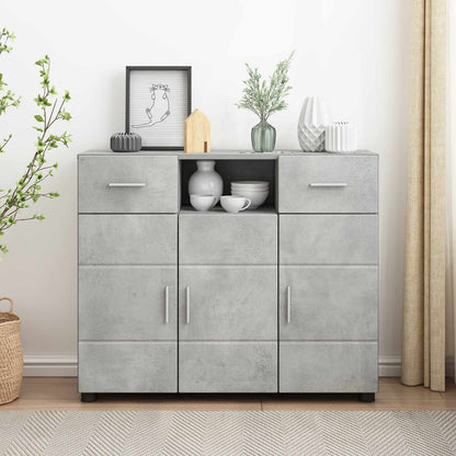 vidaXL TV Cabinet Set FLORIN 3 pcs 150 x 39 x 30 cm Concrete Grey