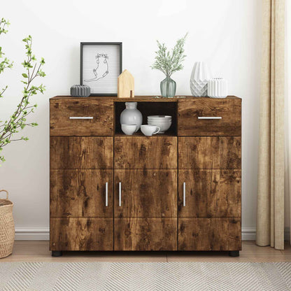 vidaXL TV Cabinet Set FLORIN 3 pcs 150 x 39 x 30 cm Smoked Oak
