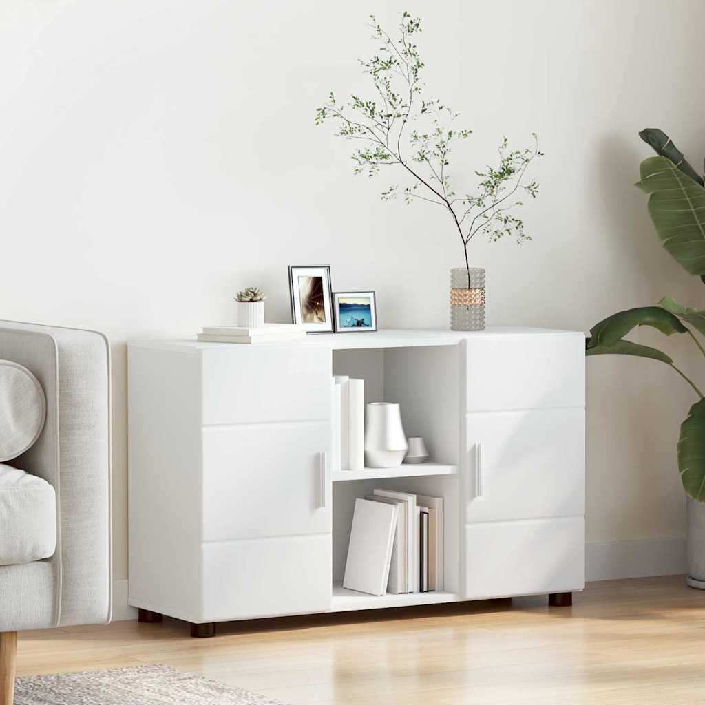 vidaXL Sideboard FLORIN 88.5 x 30.5 x 55.5 cm White Engineered Wood 1