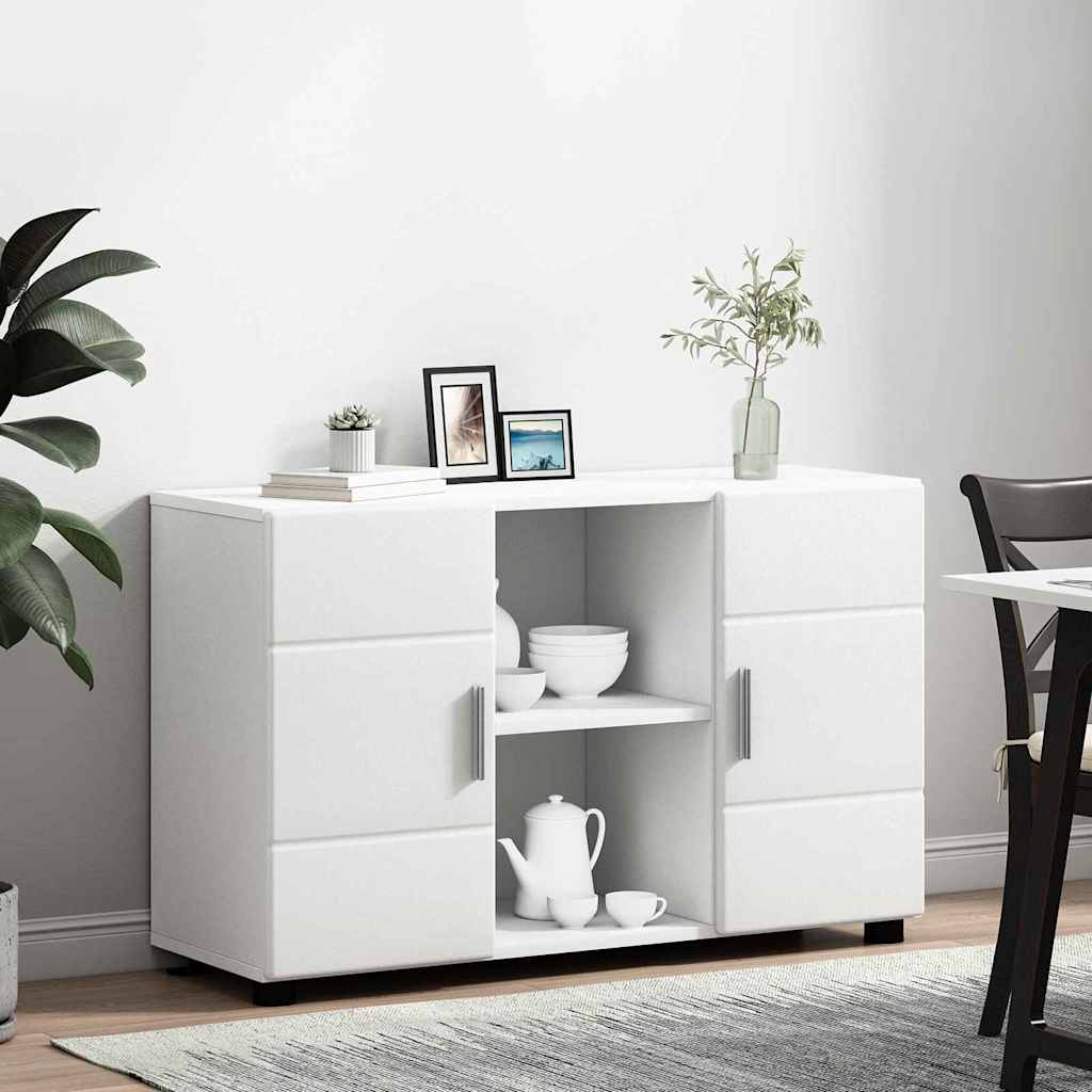 vidaXL Sideboard FLORIN 88.5 x 30.5 x 55.5 cm White Engineered Wood 4