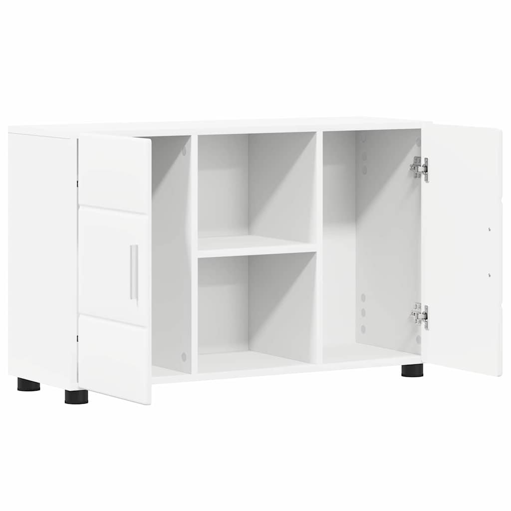 vidaXL Sideboard FLORIN 88.5 x 30.5 x 55.5 cm White Engineered Wood 5
