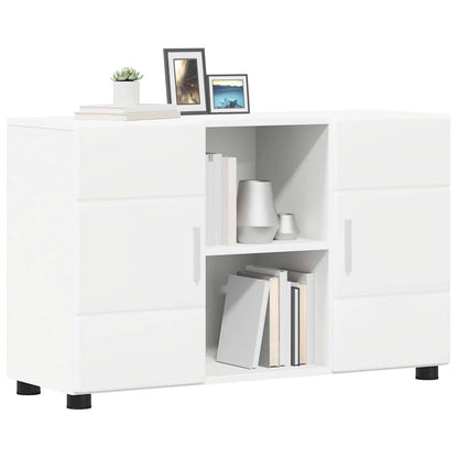 vidaXL Sideboard FLORIN 88.5 x 30.5 x 55.5 cm White Engineered Wood 3