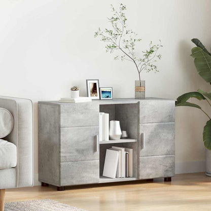 vidaXL Sideboard FLORIN 88.5 x 30.5 x 55.5 cm Concrete Grey 1