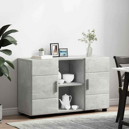 vidaXL Sideboard FLORIN 88.5 x 30.5 x 55.5 cm Concrete Grey 4