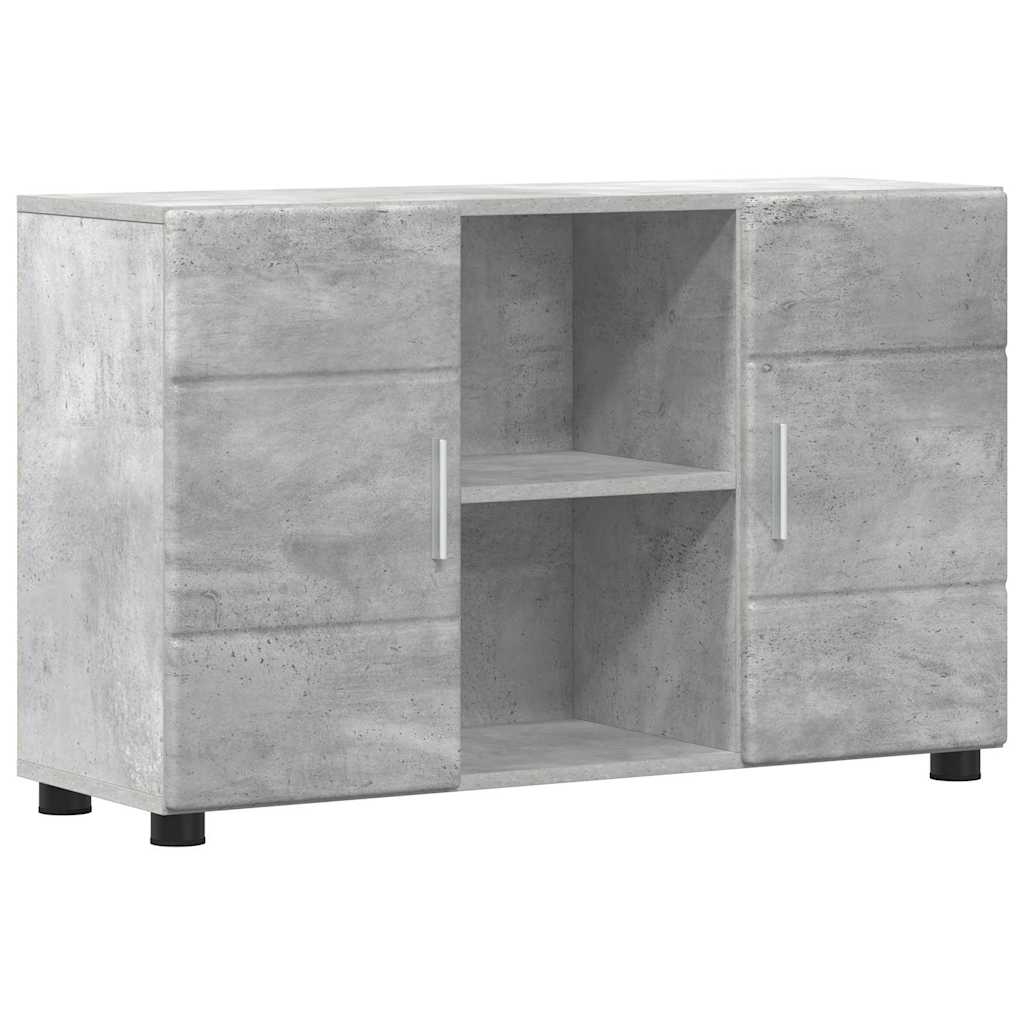vidaXL Sideboard FLORIN 88.5 x 30.5 x 55.5 cm Concrete Grey 2