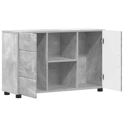 vidaXL Sideboard FLORIN 88.5 x 30.5 x 55.5 cm Concrete Grey 5