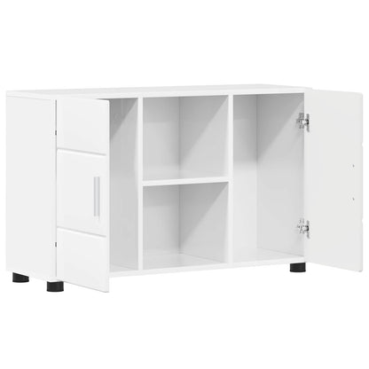 vidaXL Sideboard FLORIN 88.5 x 30.5 x 55.5 cm High Gloss White 5