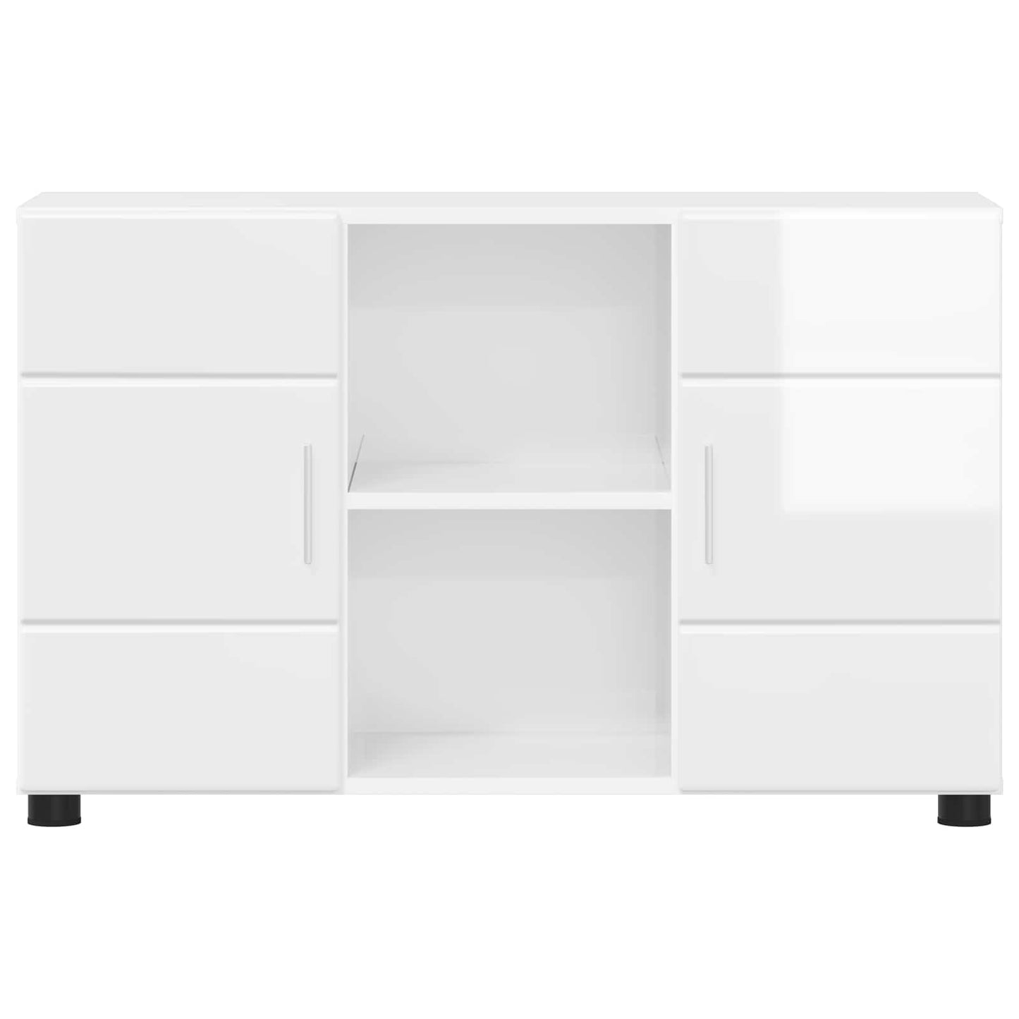 vidaXL Sideboard FLORIN 88.5 x 30.5 x 55.5 cm High Gloss White 6