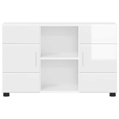 vidaXL Sideboard FLORIN 88.5 x 30.5 x 55.5 cm High Gloss White 6