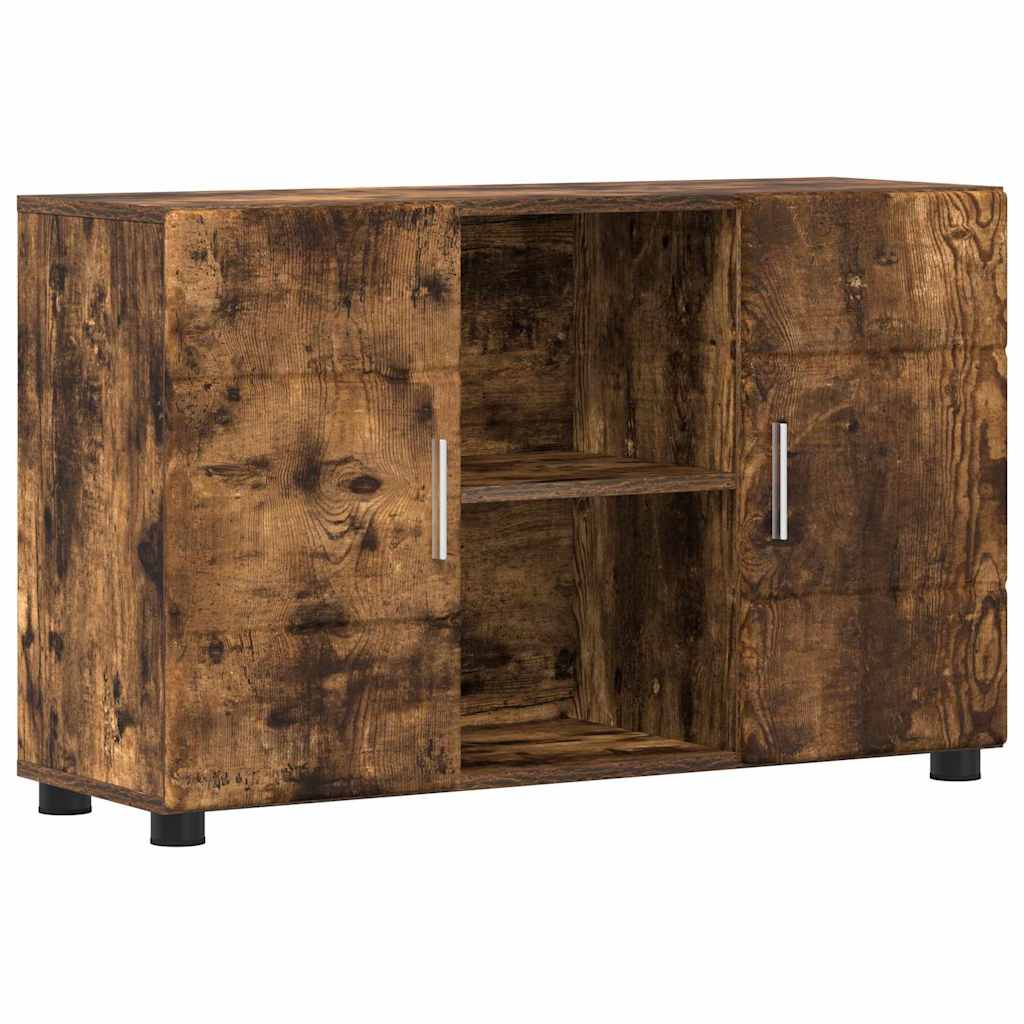 vidaXL Sideboard FLORIN 88.5 x 30.5 x 55.5 cm Smoked Oak 2