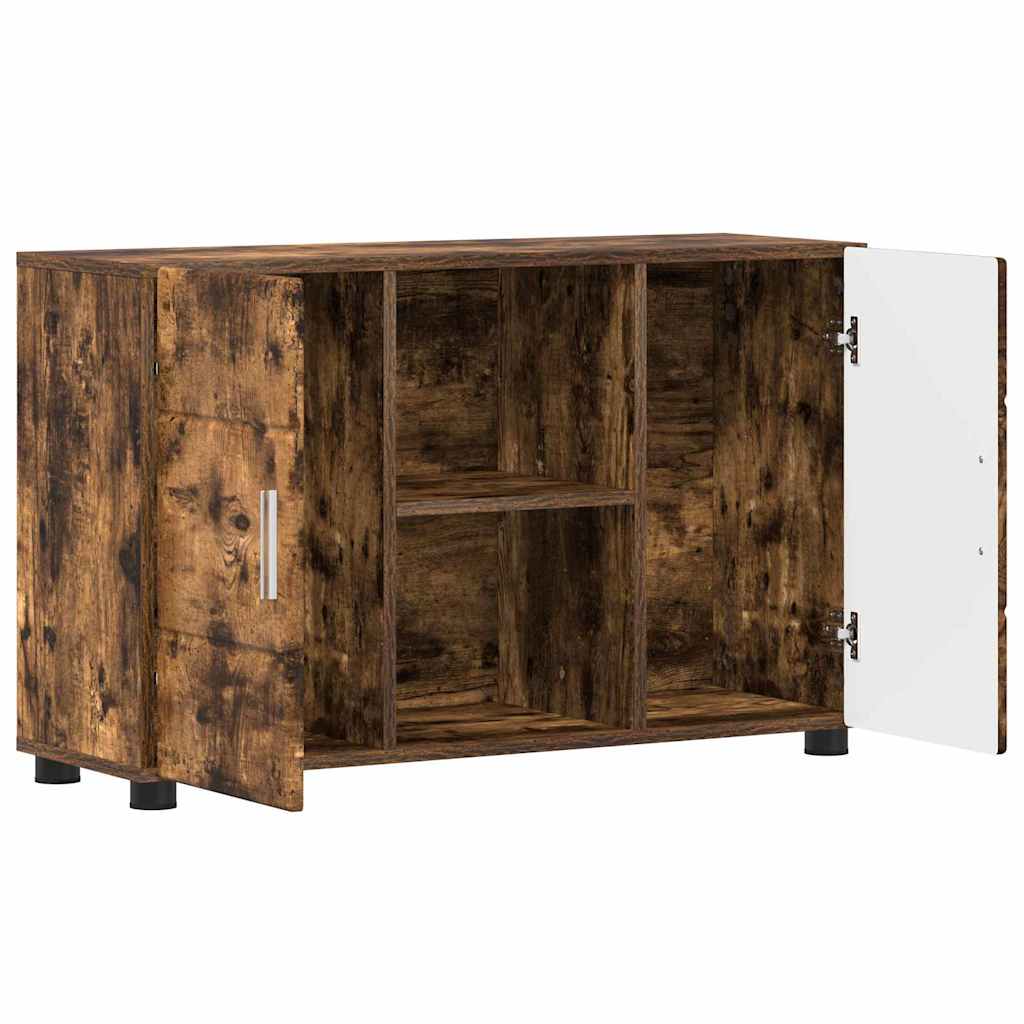vidaXL Sideboard FLORIN 88.5 x 30.5 x 55.5 cm Smoked Oak 5