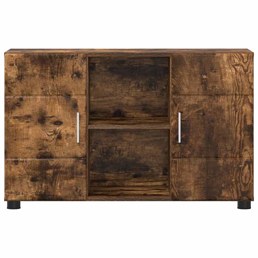 vidaXL Sideboard FLORIN 88.5 x 30.5 x 55.5 cm Smoked Oak 6