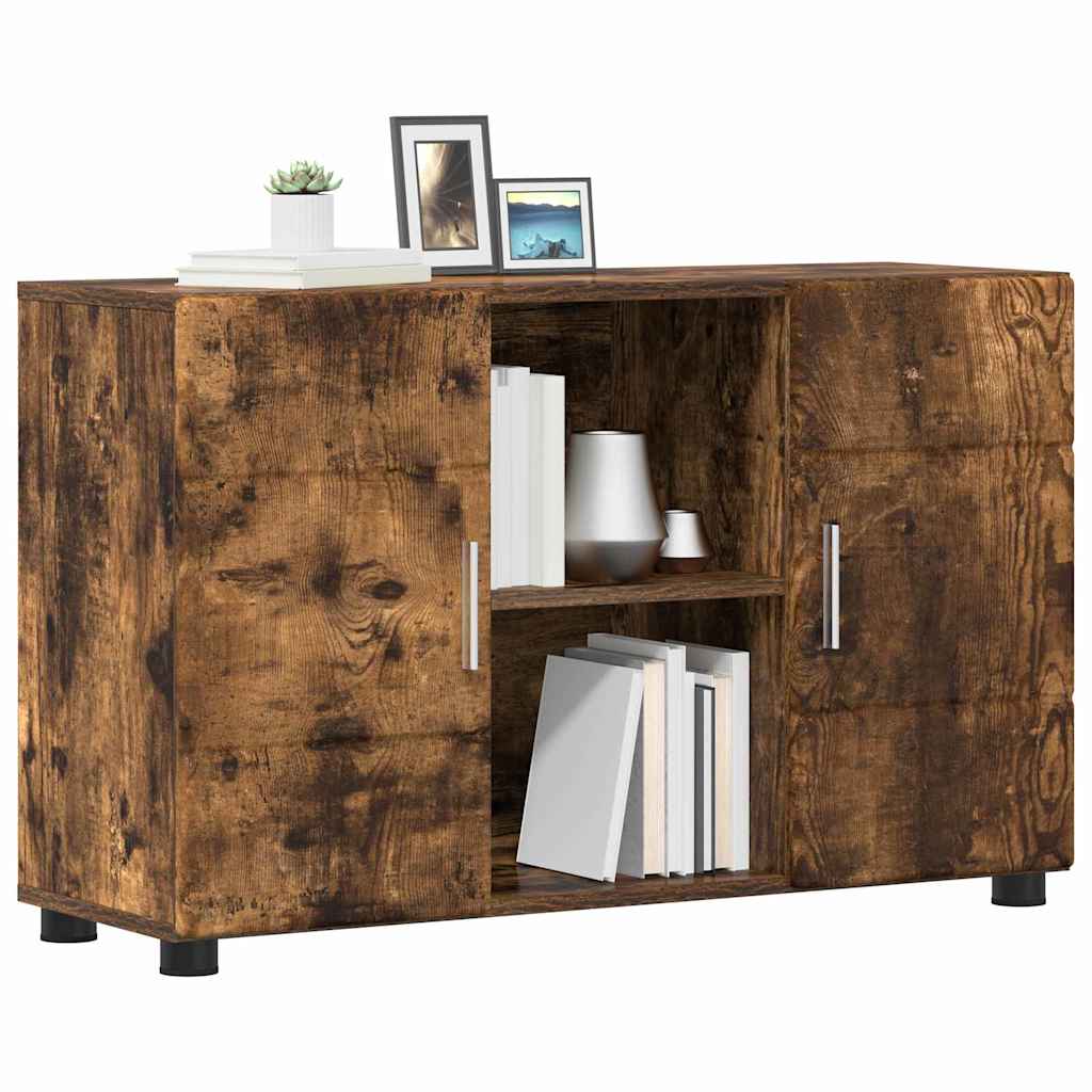 vidaXL Sideboard FLORIN 88.5 x 30.5 x 55.5 cm Smoked Oak 3