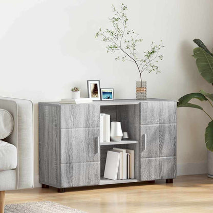 vidaXL Sideboard FLORIN 88.5 x 30.5 x 55.5 cm Grey Sonoma 1